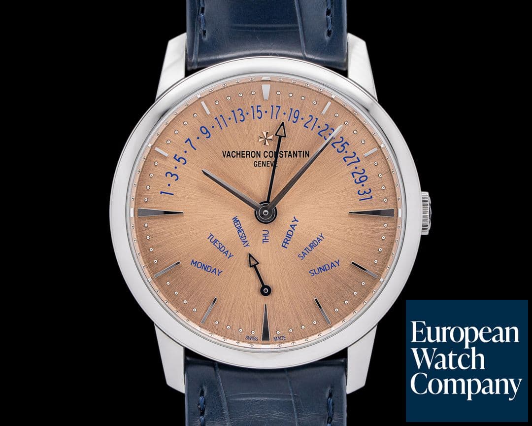 Image of Vacheron Constantin 4000U Patrimony Retrograde Day-Date Platinum Salmon Dial 2024