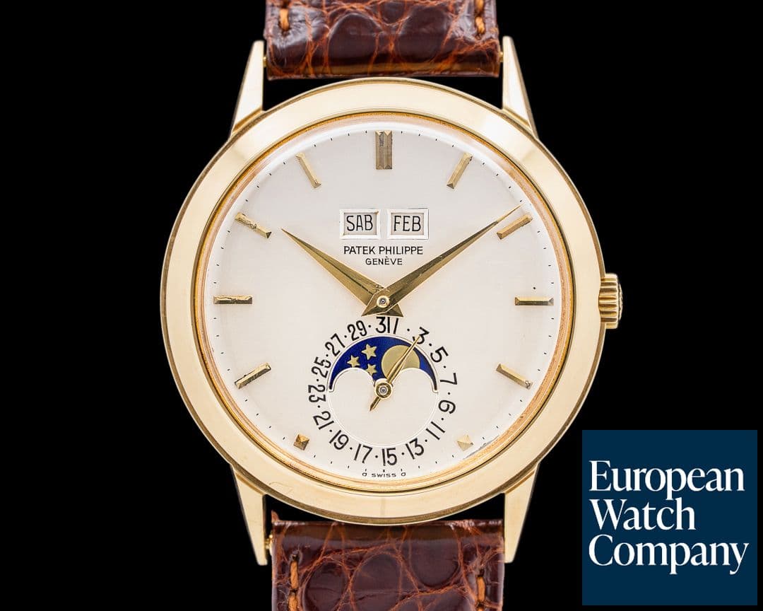 Image of Patek Philippe 3448 Perpetual Calendar "Disco Volante" Yellow Gold C. 1975