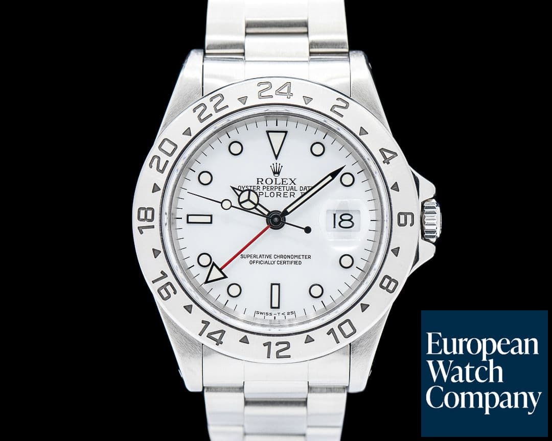 Image of Rolex 16570 Explorer II SS White Dial Circa. 1995