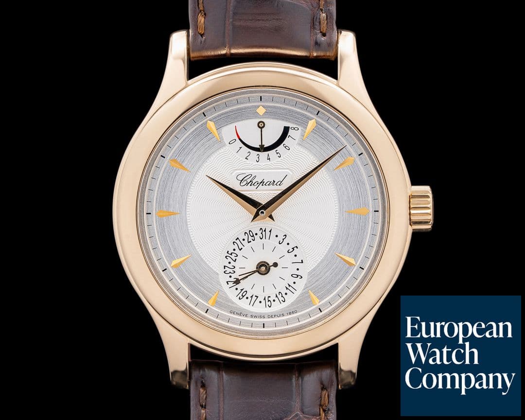Image of Chopard L.U.C. Quattro 18K Rose Gold Silver Dial LIMITED