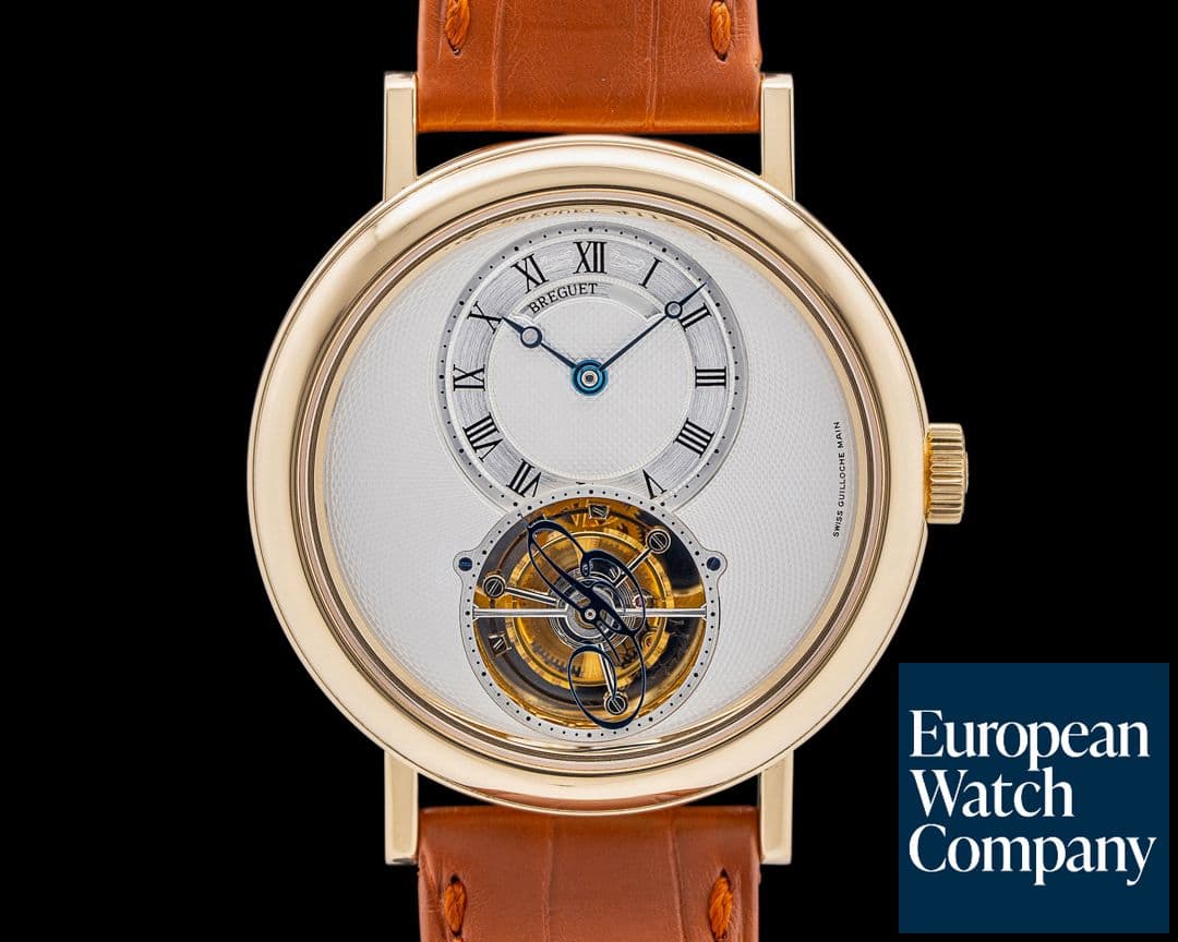 Image of Breguet 5357BA Tourbillon Grand Complication 18K Yellow Gold Silver Dial