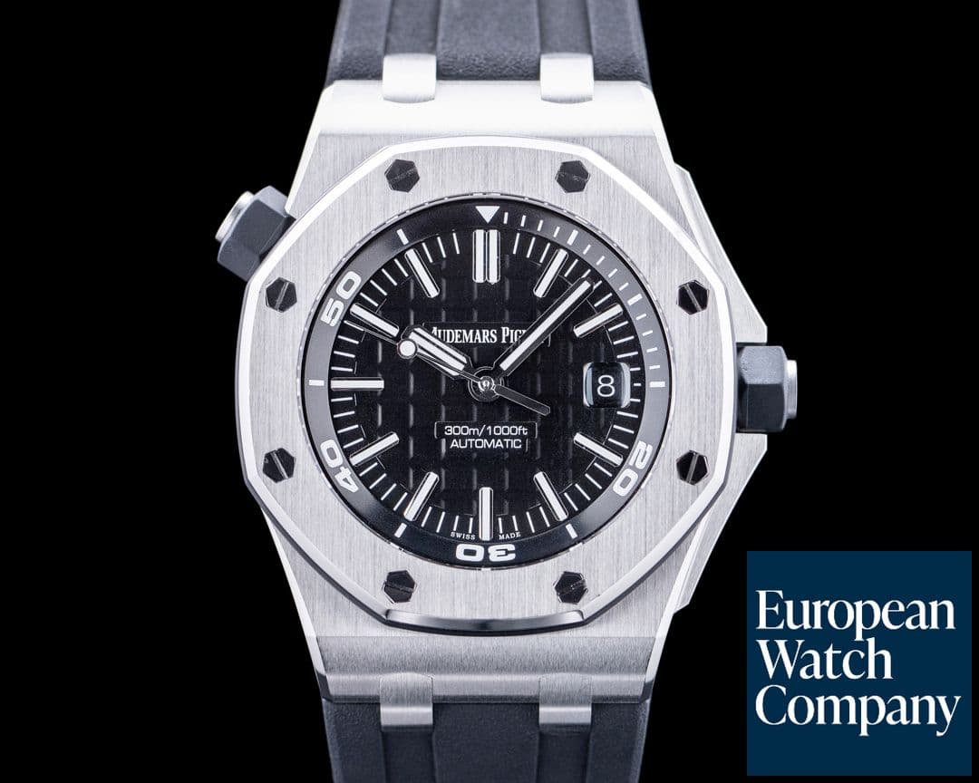 Image of Audemars Piguet 15710ST.00.A002CA.01 Royal Oak Offshore Diver SS Black Dial