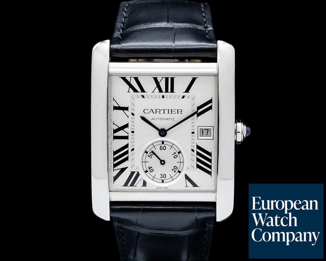 Image of Cartier W5330003 Tank MC SS Silver Roman Dial
