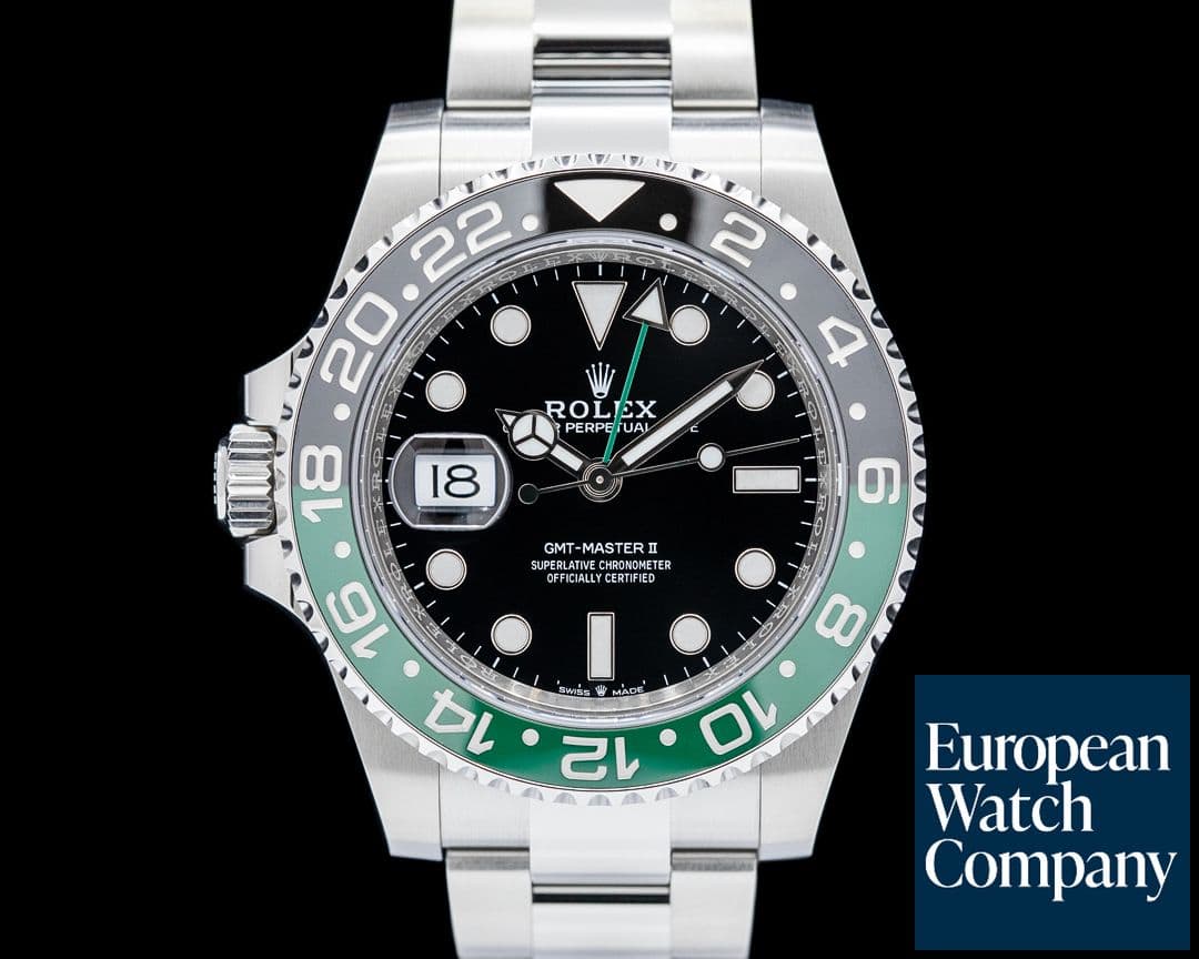 Image of Rolex 126720VTNR GMT-Master II Left-Handed "Sprite" SS Black Dial 2025
