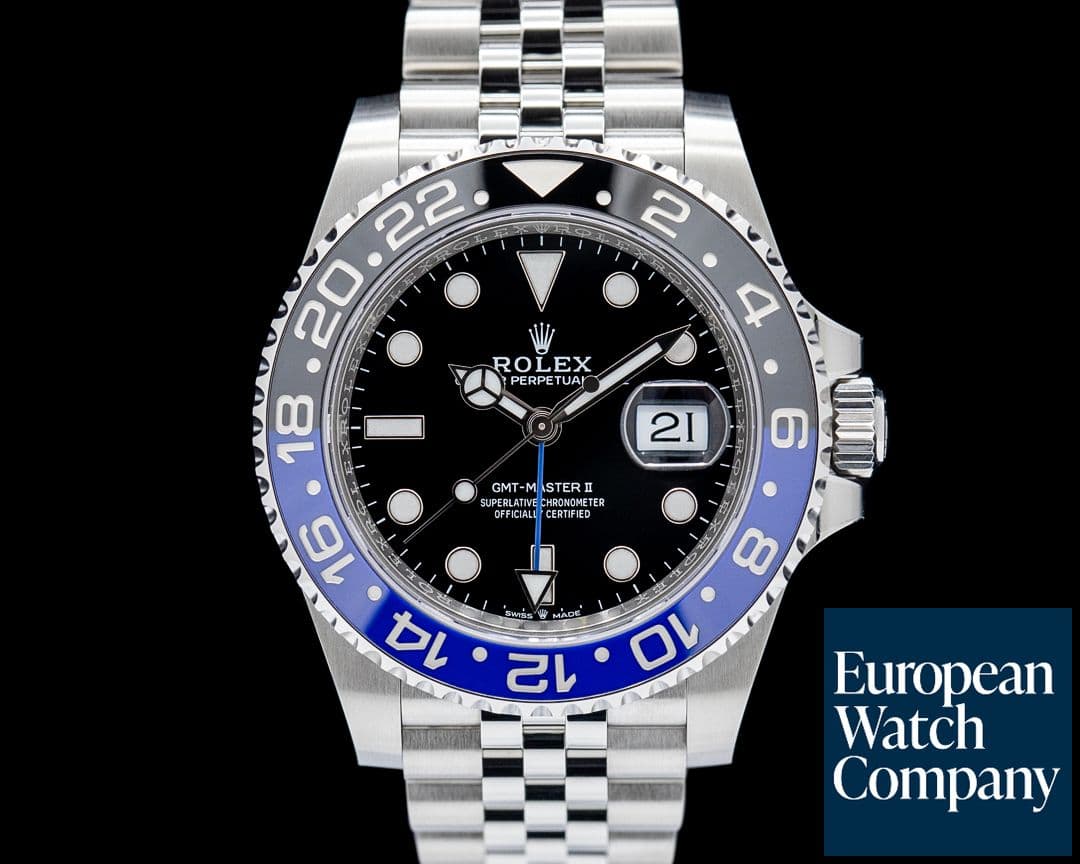 Image of Rolex 126710BLNR GMT Master II "Batgirl" Jubilee SS Black Dial 2025 UNWORN