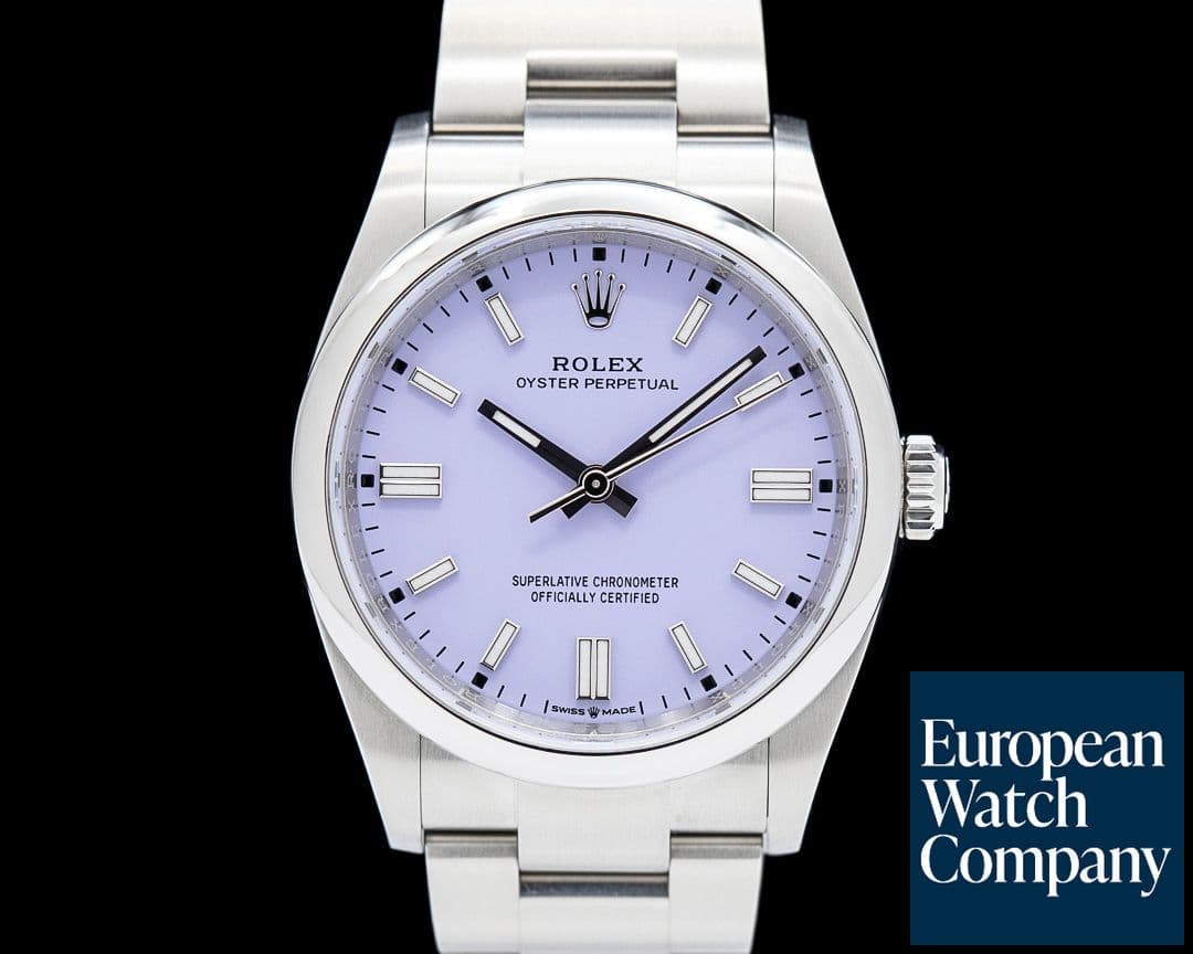 Image of Rolex 126000 Oyster Perpetual 36 SS Lavender Dial 2025