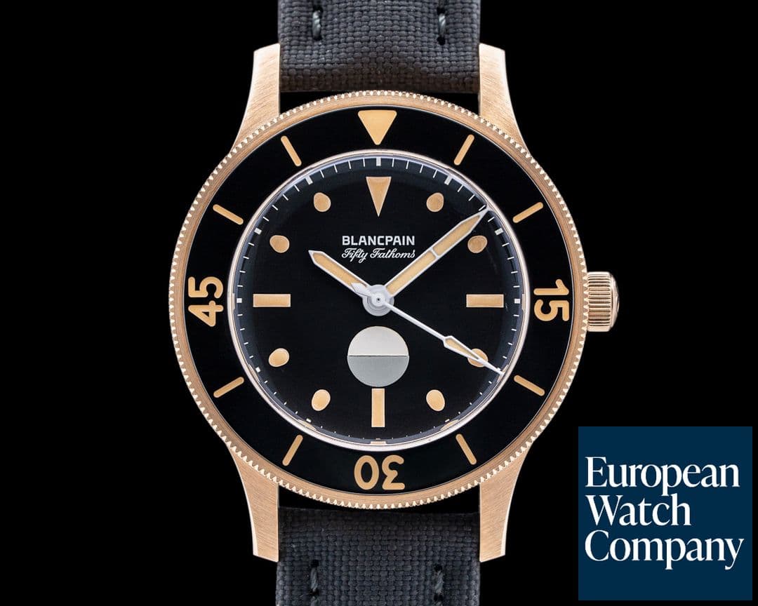 Image of Blancpain 5901 Fifty Fathoms 70th Anniversary Act 3 Bronze Black Dial LIMITED