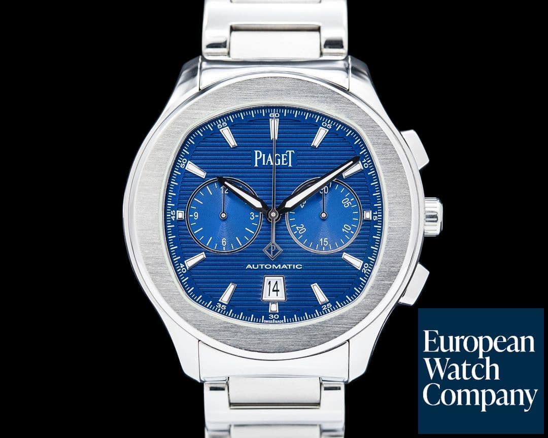 Image of Piaget G0A41006 Polo Chronograph SS Blue Dial