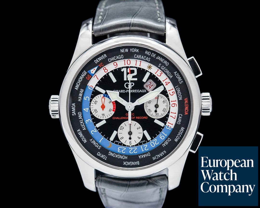 Image of Girard Perregaux 49800 WW.TC BMW Oracle Racing SS Black Dial LIMITED