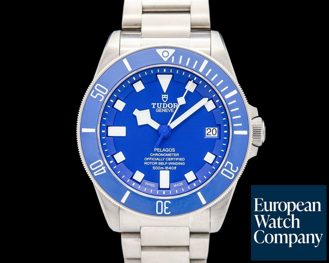 Image of Tudor 25600TB Pelagos Titanium Blue Dial