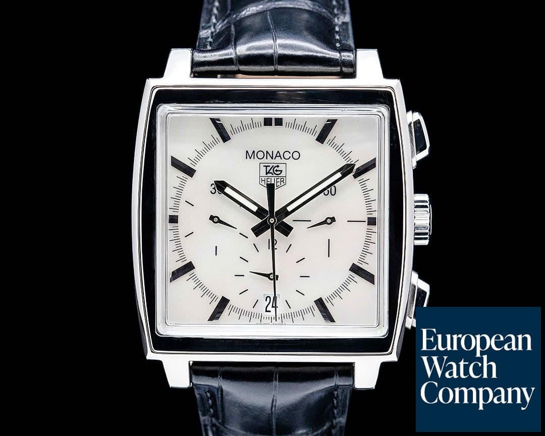 Image of TAG Heuer CW2119 Monaco SS Mother of Pearl Dial