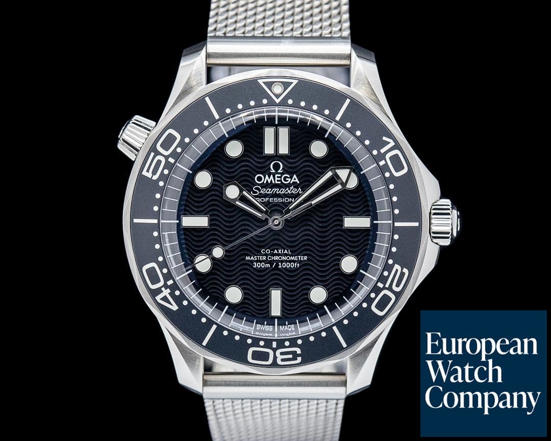 Image of Omega Seamaster Diver 300M No-Date SS Black Dial 2025