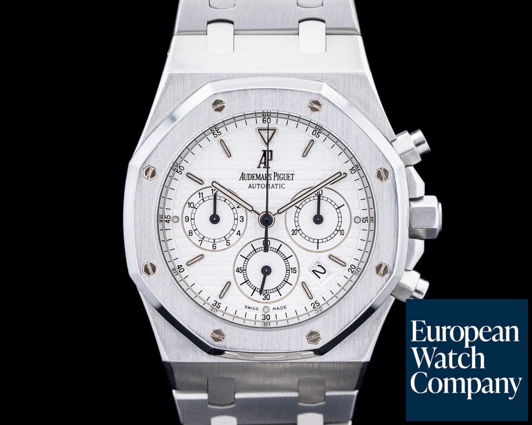 Image of Audemars Piguet 25860ST Royal Oak Chronograph SS White Dial