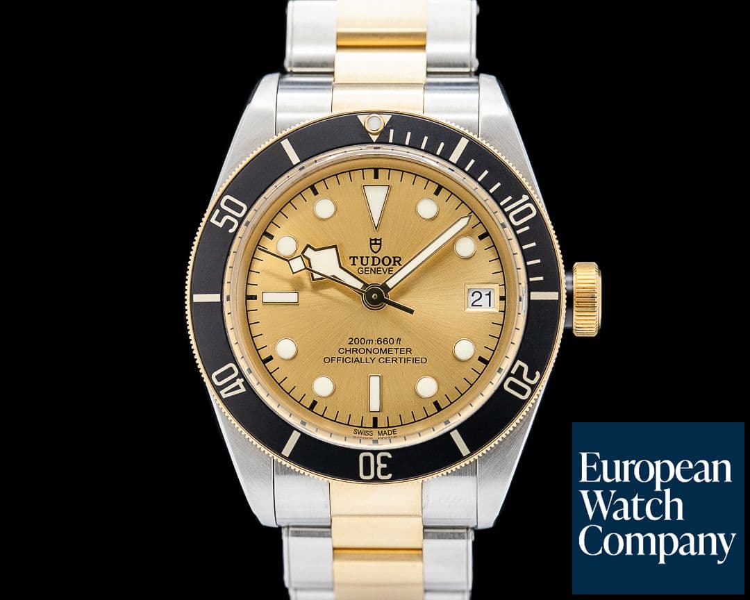 Image of Tudor 79733N Black Bay Two-Tone SS/ 18K Yellow Gold Champagne Dial