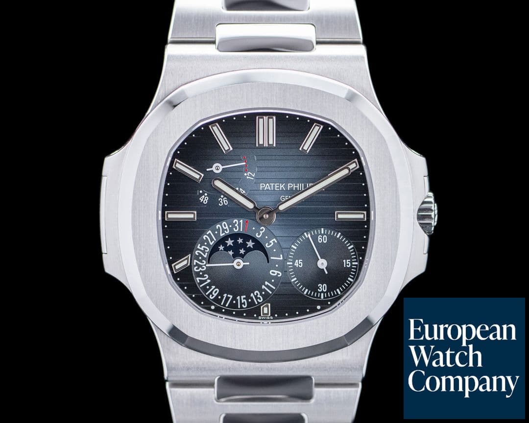 Image of Patek Philippe 5712 Nautilus Jumbo SS Blue Dial