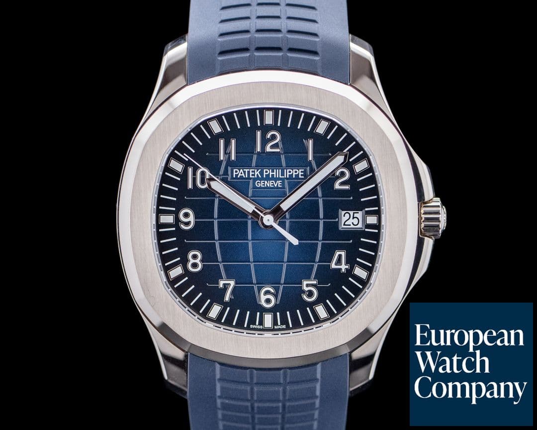 Image of Patek Philippe 5168G Aquanaut 18K White Gold Blue Gradient Dial UNWORN
