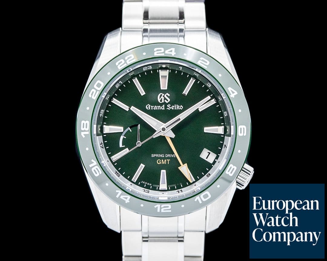 Image of Grand Seiko SBGE257G Spring Drive GMT SS Green Dial
