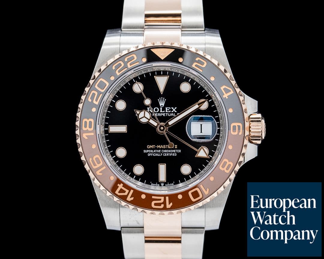 Image of Rolex 126711CHNR GMT-Master II SS / 18K Rose Gold Black Dial 2024