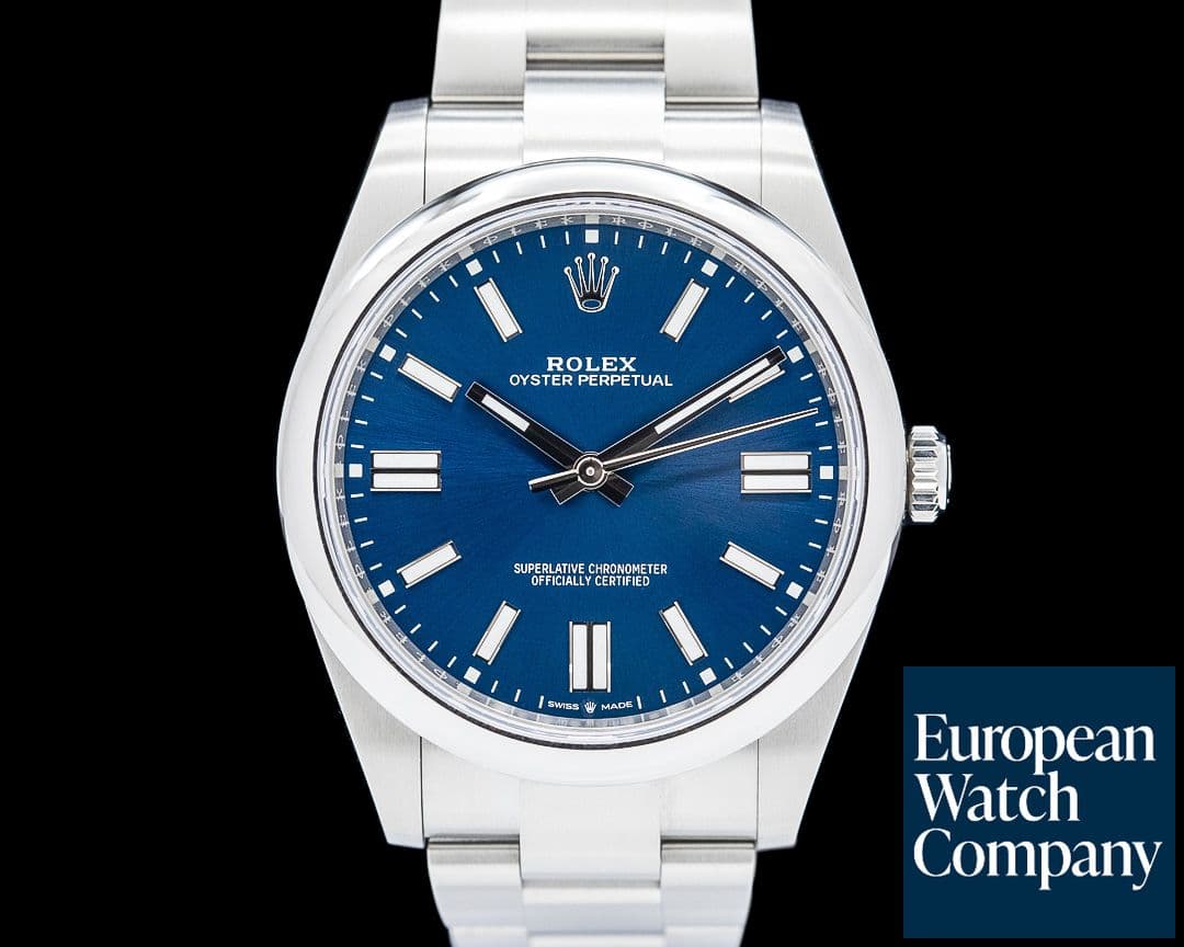 Image of Rolex 124300 Oyster Perpetual SS Blue Dial 2025