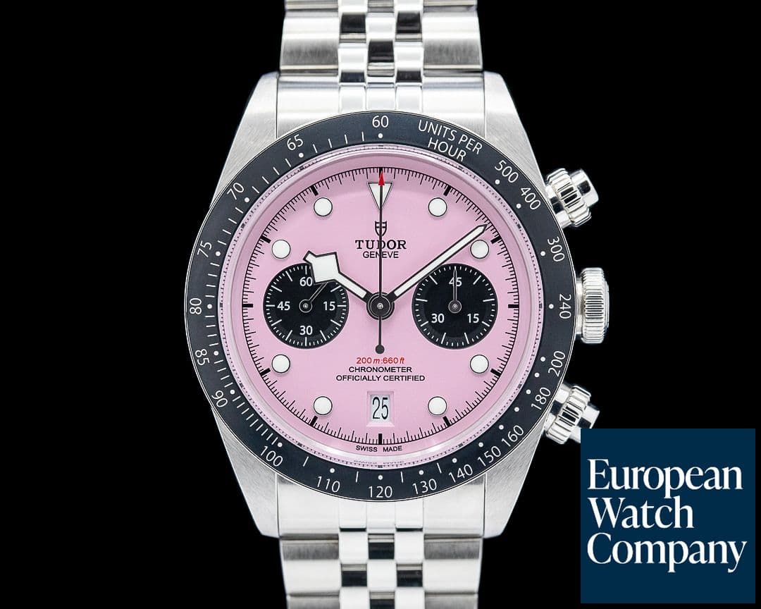 Image of Tudor 79360N Black Bay Chrono SS Pink Dial 2024
