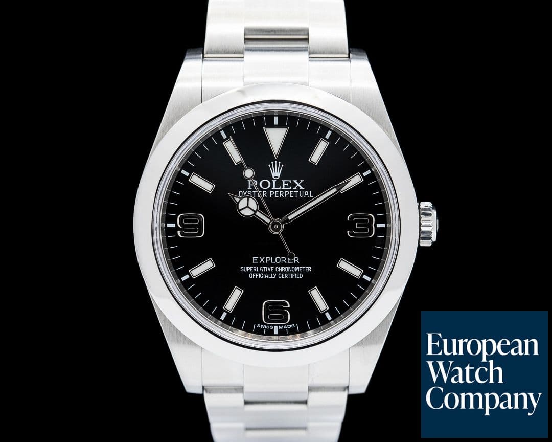 Image of Rolex 214270 Explorer SS Black Dial