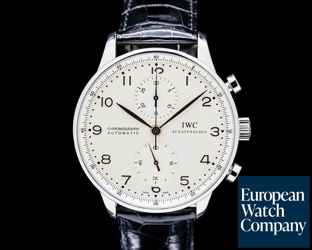 Image of IWC IW3714 Portugieser Chronograph SS Silver Dial