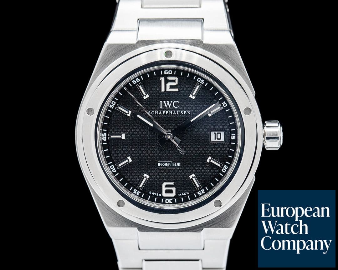 Image of IWC IW322701 Ingenieur SS Black Dial