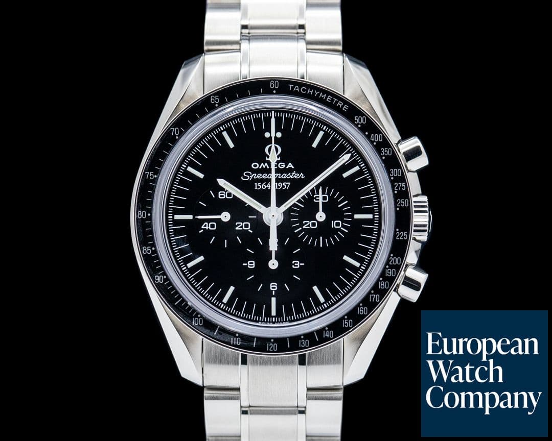 Image of Omega Speedmaster Professional Moonwatch 50th Anniversary Black Enamel Dial