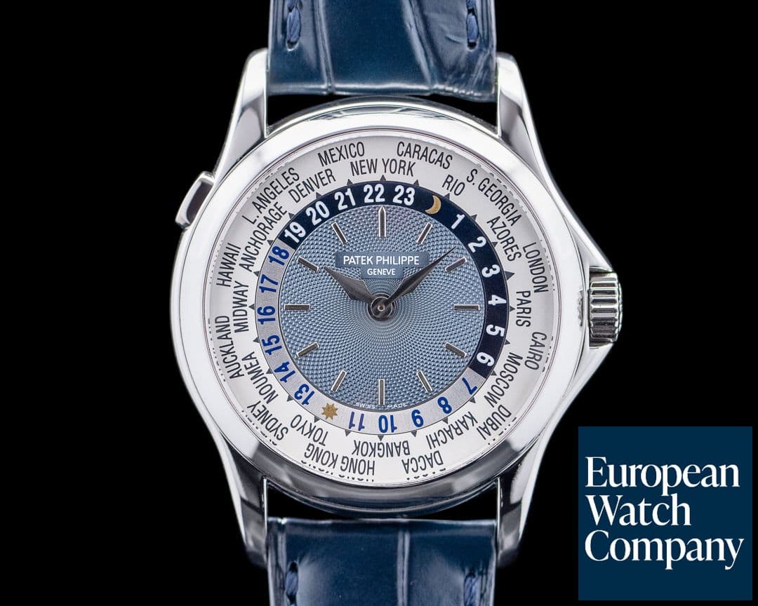 Image of Patek Philippe 5110P World Time Platinum Blue Dial