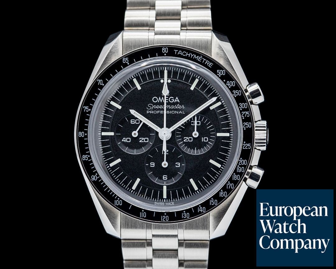 Image of Omega Speedmaster Moonwatch Professional Hesalite SS Black Dial 2024