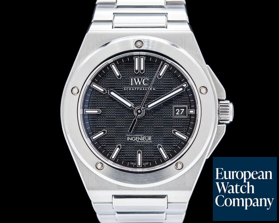 Image of IWC IW328901 Ingenieur Automatic 40 SS Black Dial