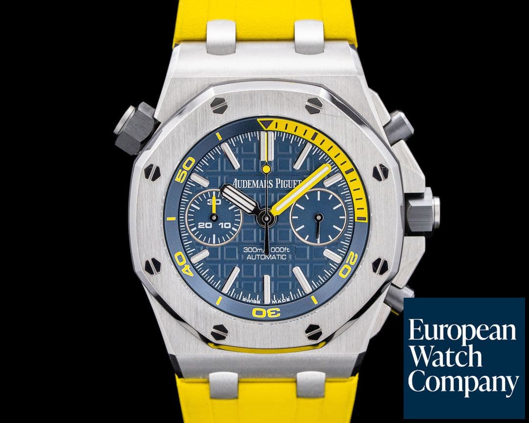 Image of Audemars Piguet 26703ST Royal Oak Offshore Diver Chronograph SS Blue Dial
