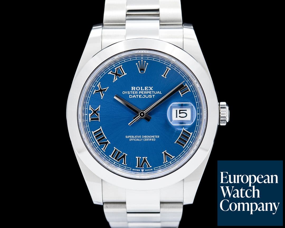 Image of Rolex 126300 Datejust 41 SS Blue Dial