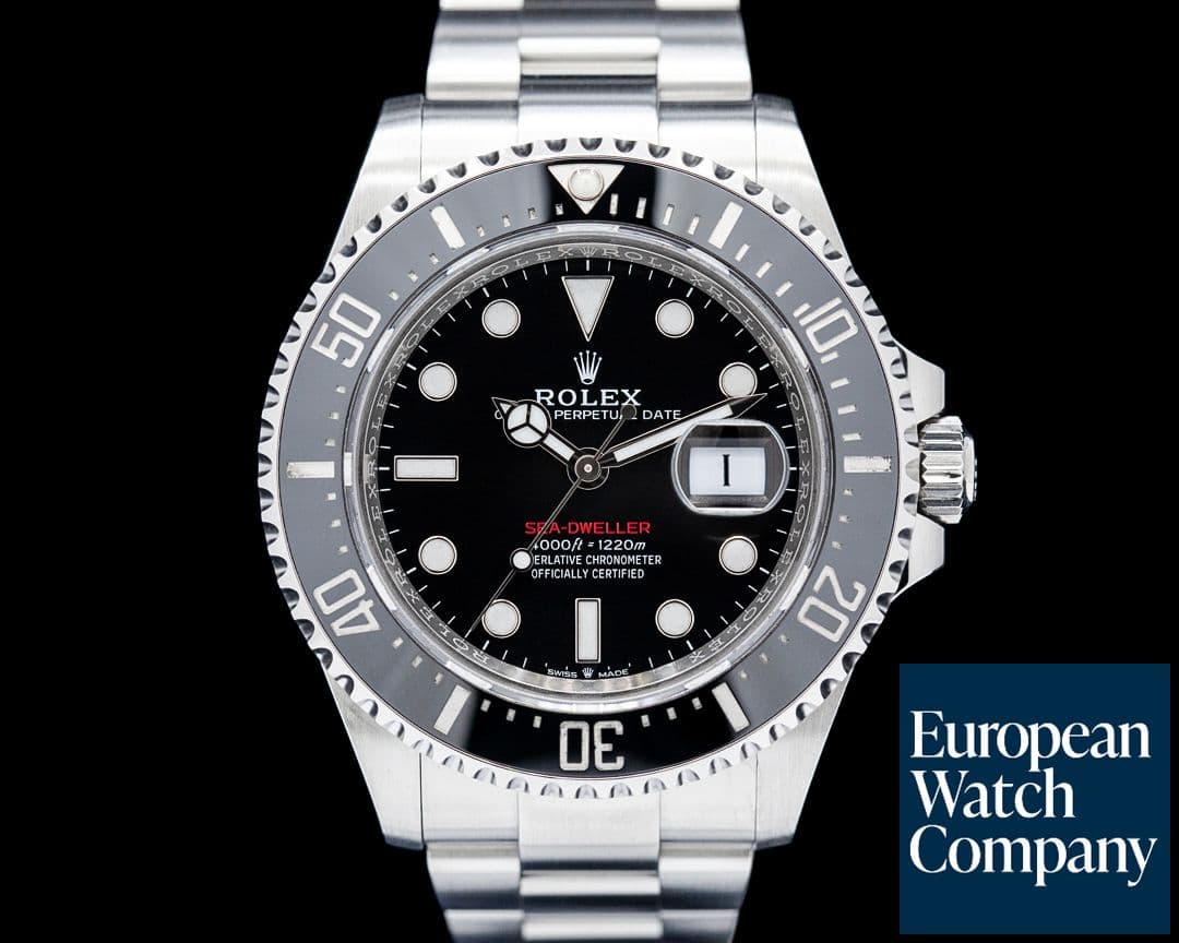 Image of Rolex 126600 Sea-Dweller SS Black Dial