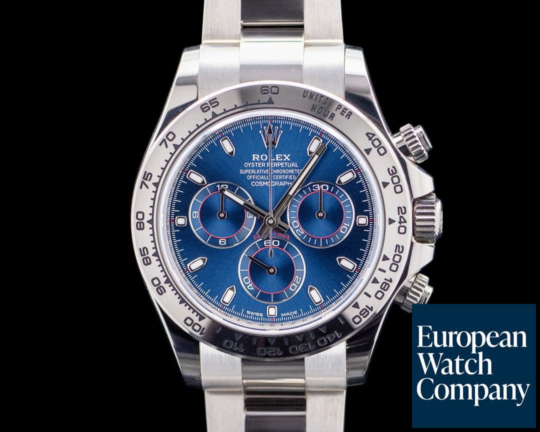 Image of Rolex 116509 Daytona Blue Dial 18K White Gold