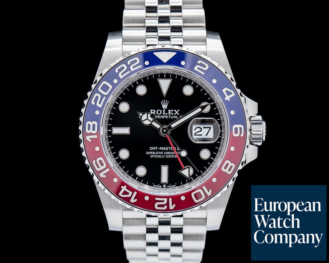 Image of Rolex 126710BLRO GMT-Master II SS Black Dial Pepsi Bezel 2025