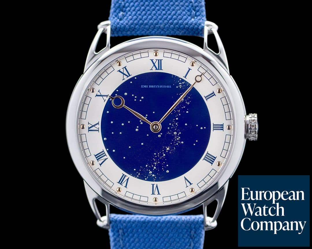 Image of De Bethune DB25VTIS3 Starry Varius Blue Titanium Blue Dial