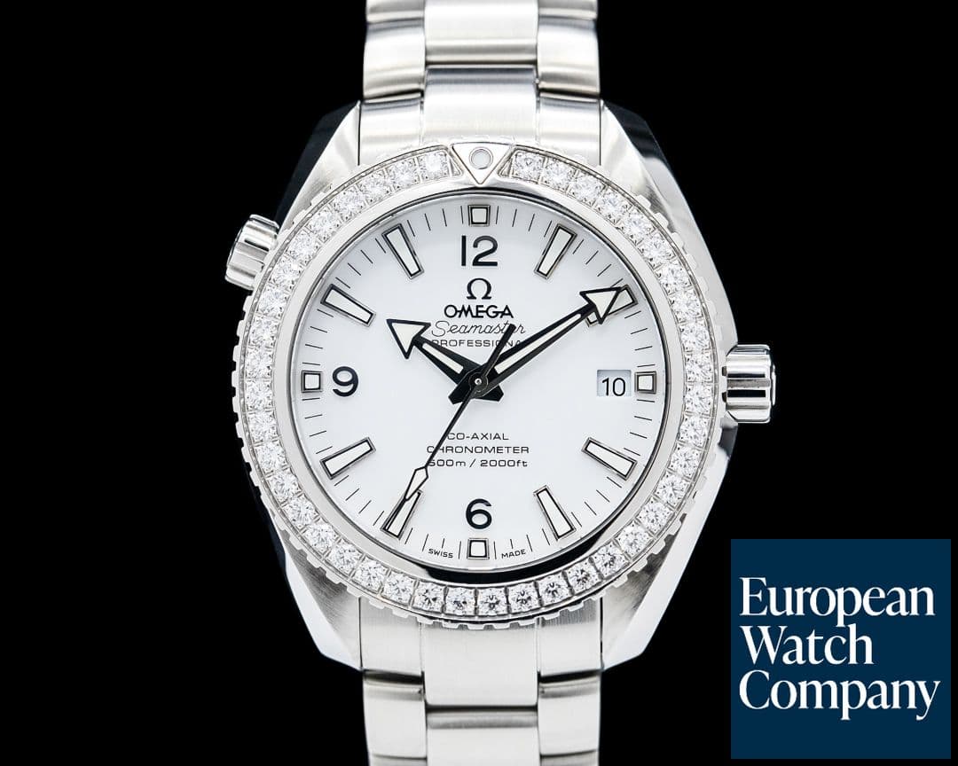 Image of Omega 232.18.42.21.04.001 Seamaster Planet Ocean 600M SS White Diamond Dial