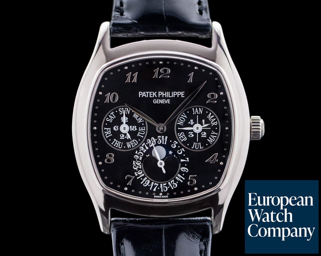 Image of Patek Philippe 5940G-010 Perpetual Calendar 18K White Gold Black Dial