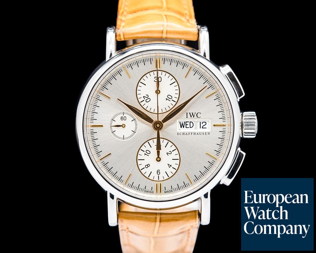 Image of IWC IW391031 Portofino Chronograph SS Silver Dial