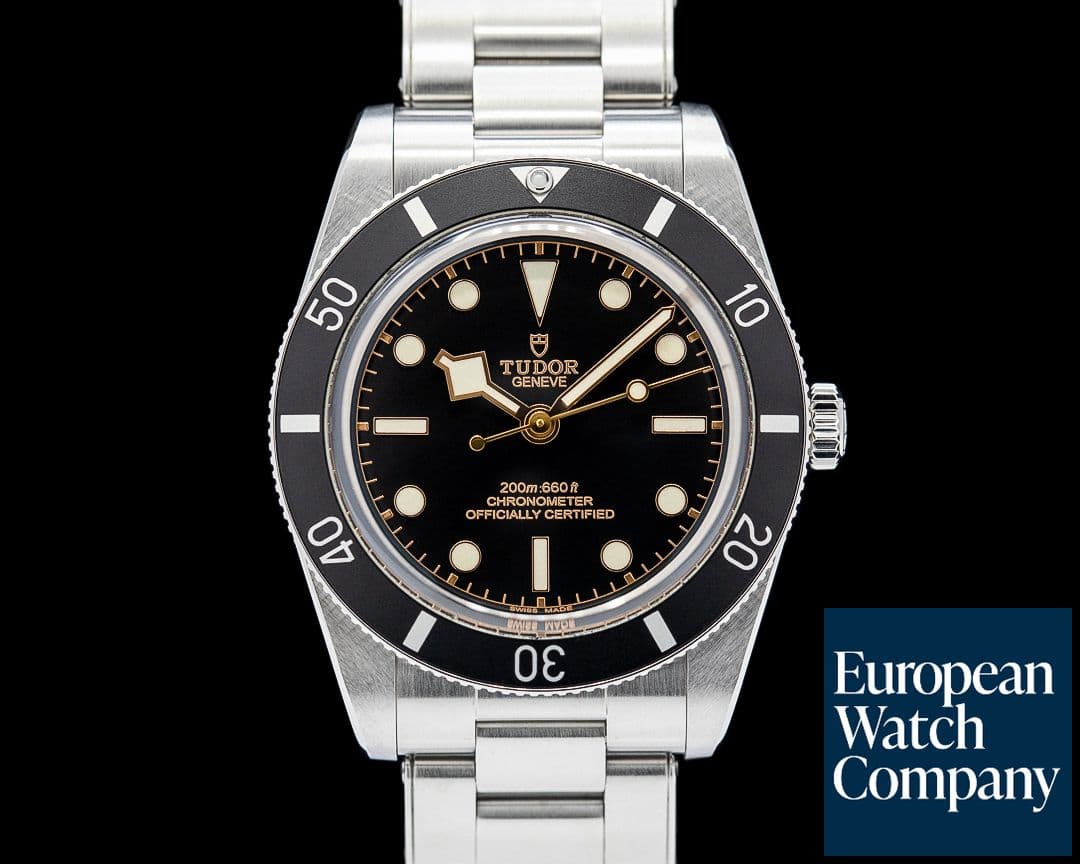 Image of Tudor 79000N Black Bay 54 SS Black Dial