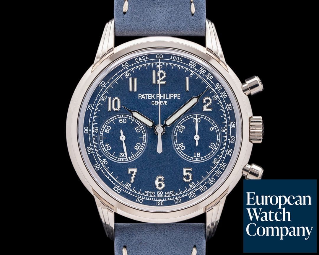 Image of Patek Philippe 5172G-001 Chronograph 18K White Gold Blue Dial