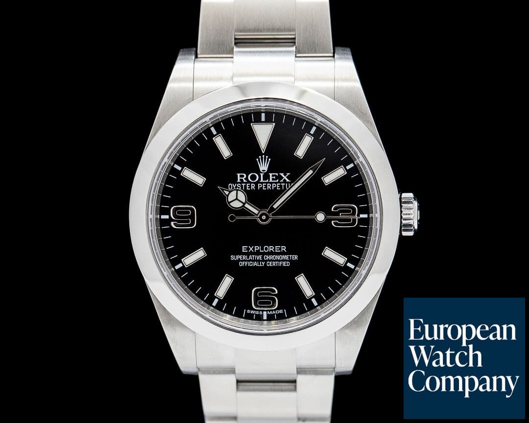 Image of Rolex 214270 Explorer SS Black Dial