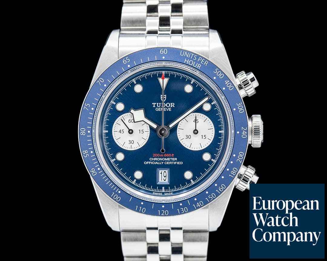 Image of Tudor 79360B Black Bay Chrono Blue SS Boutique Edition Blue Dial 2024