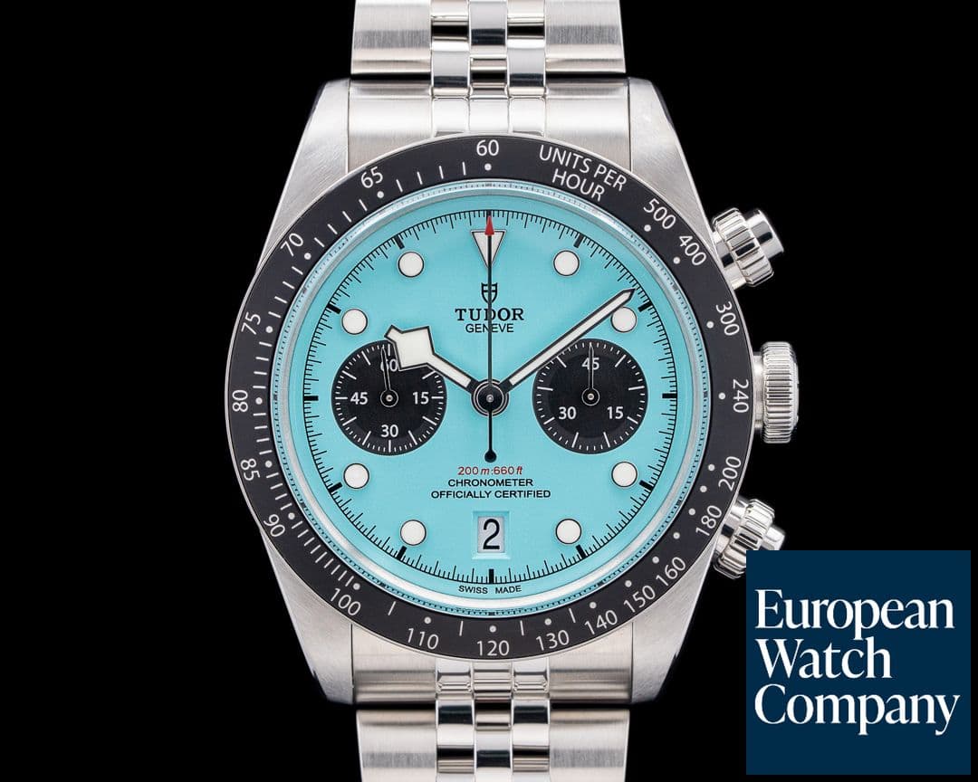 Image of Tudor 79360N Black Bay Chrono Flamingo Blue SS Blue Dial 2025