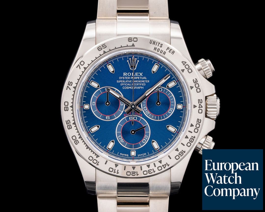 Image of Rolex 116509 Daytona 18K White Gold Blue Dial