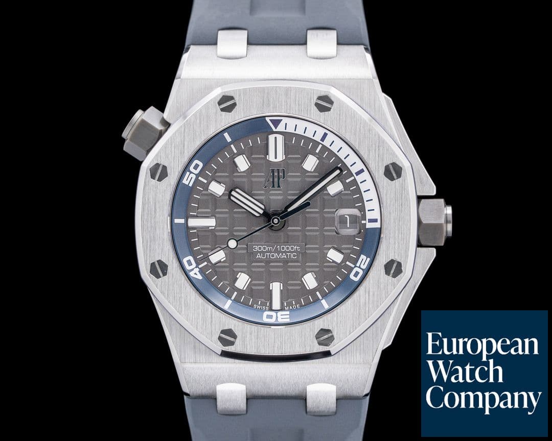 Image of Audemars Piguet 15720ST Royal Oak Offshore Diver SS Gray Dial