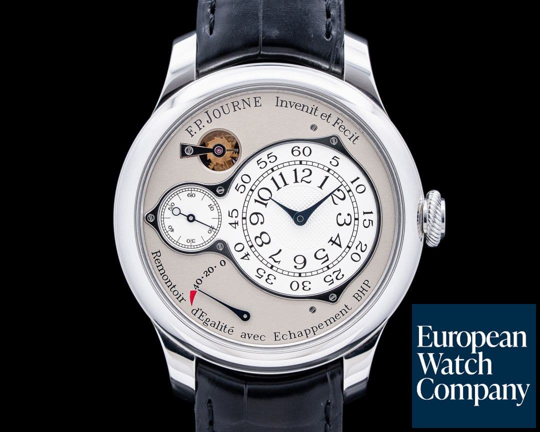 Image of F. P. Journe Chronometre Optimum Platinum Silver Dial 42MM