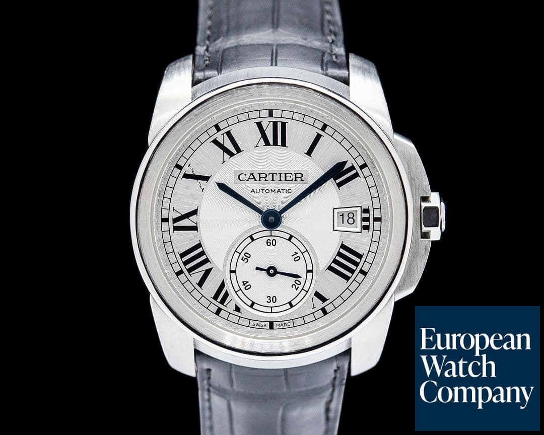 Image of Cartier WSCA0003 Calibre de Cartier SS Silver Dial