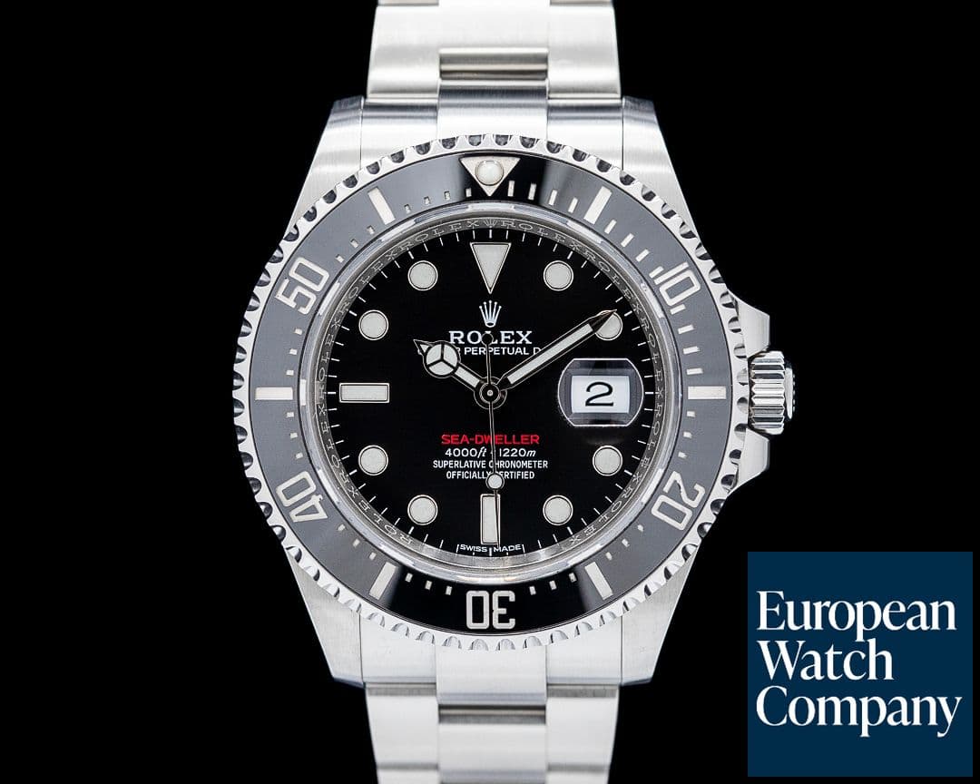 Image of Rolex 126600 Sea-Dweller SS Black Dial